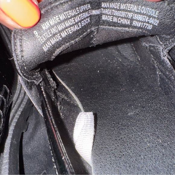 A New Day Black Patent‎ Leather Chunky Loafers - Picture 6 of 7